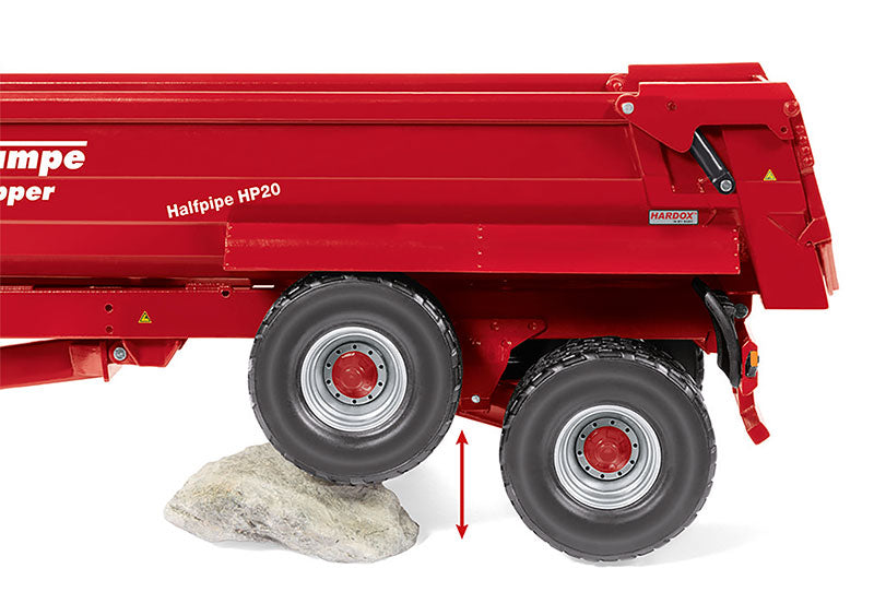 Wiking 077854 1/32 Krampe Halfpipe HP 20 Dump Trailer