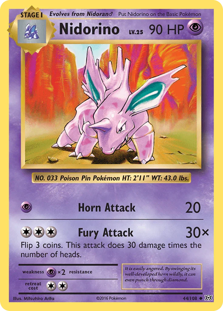 Nidorino (44/108) [XY: Evolutions]