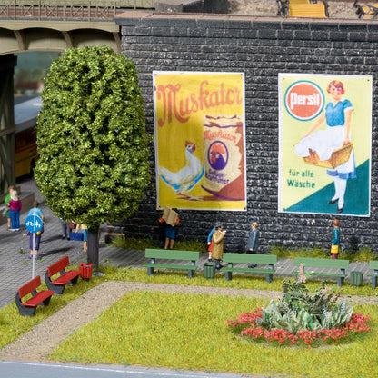 Noch 14848 HO Scale Modern Benches Set