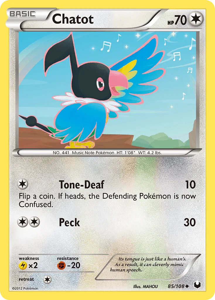 Chatot (85/108) [Black & White: Dark Explorers]