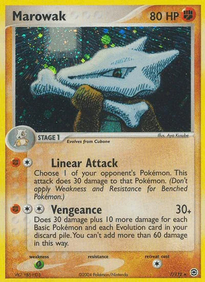 Marowak (7/112) [EX: FireRed & LeafGreen]