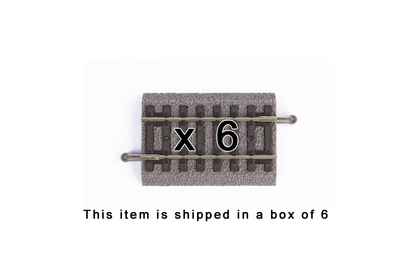 Piko 55405 HO Scale Roadbed Straight Track 62mm, Box of 6