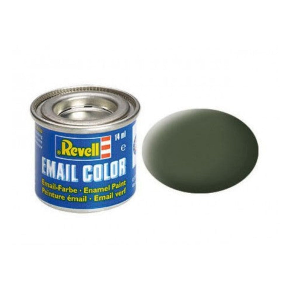 Revell 32165 14ml Enamel Bronze Green Mat Tinlets (6/Bx)