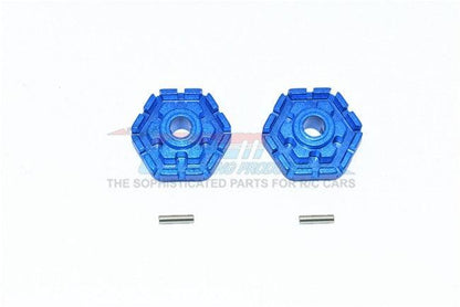 GPM ALUMINUM WHEEL HUB HEX (+2MM) TRAXXAS 1/10 MAXX 4WD BLUE