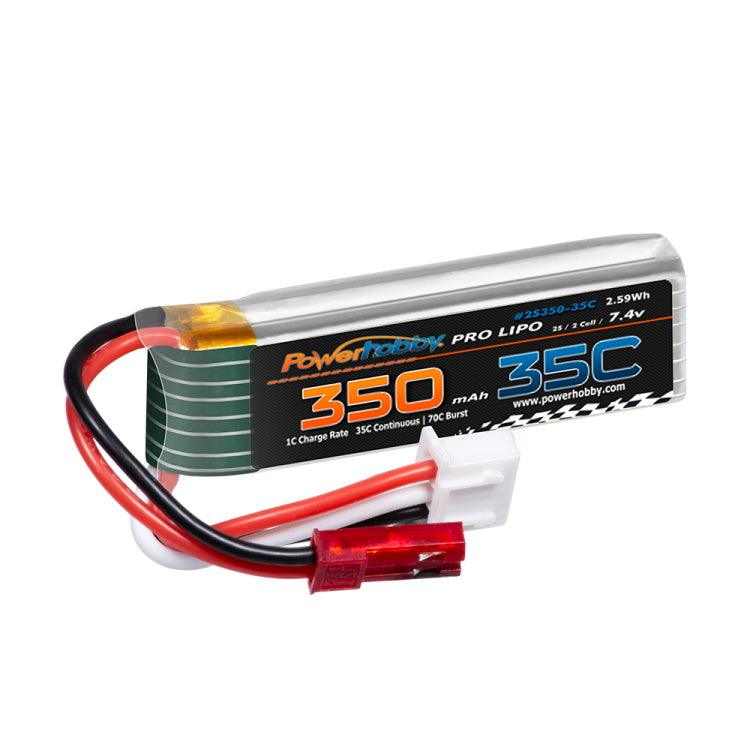 Powerhobby 2S 7.4V 350MAh 35C Lipo Battery Carisma MSA-1E Rock Crawler