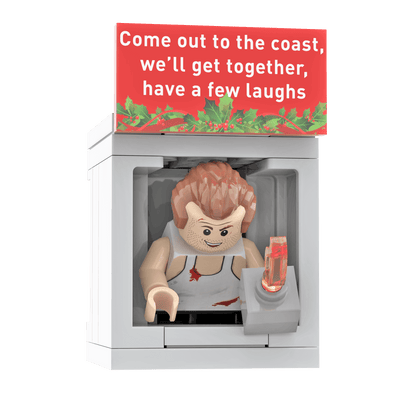 Die Hard - John McClane In Vent - Holiday Ornament - Custom Printed - Made Using LEGO® Parts
