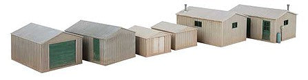 Walthers Cornerstone 4123 HO Metal Yard Shed Kit
