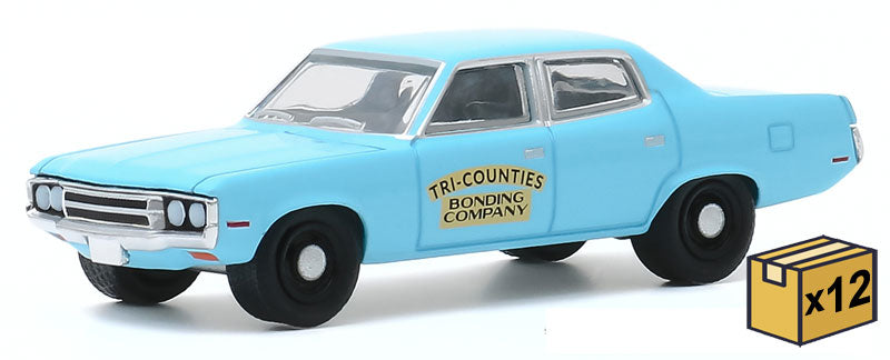 Greenlight 30153-CASE 1/64 Scale Tri-Counties Bonding Company - 1971 Amc Matador