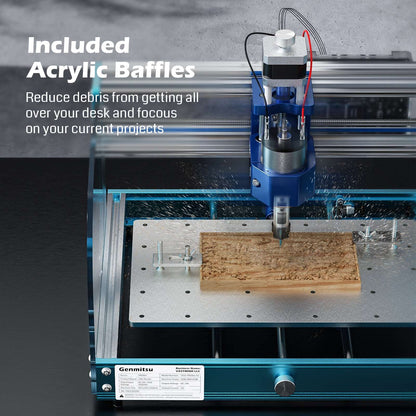 3018-PROVer V2 Desktop CNC Router Kit, Semi Assembled For Entry Level User
