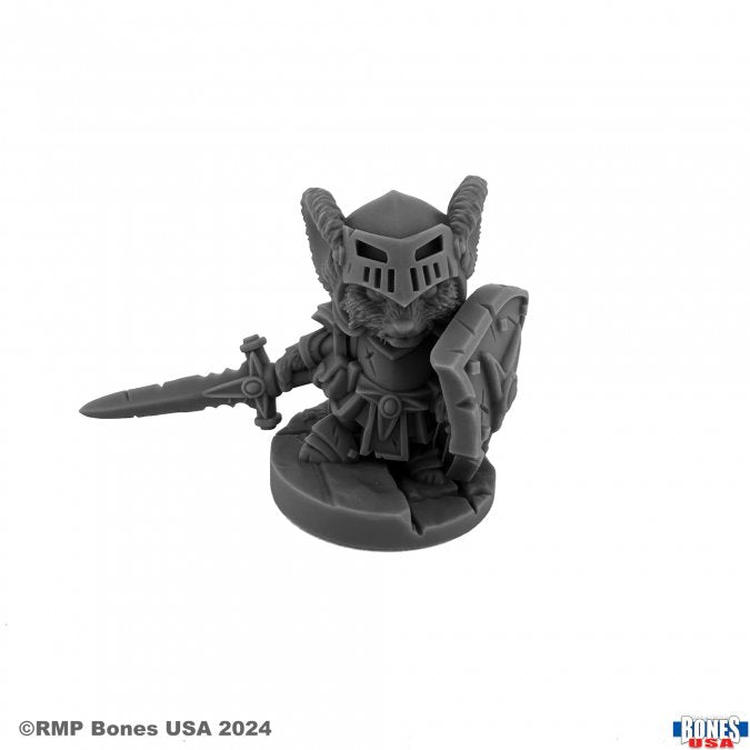 Reaper Legends: Mousling - Knight of the Flame Wyrm on Foot