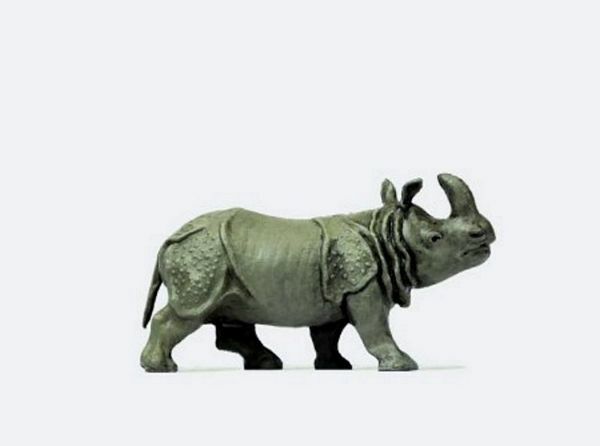 Preiser 29501 HO Scale Animal Indian Rhinoceros #1