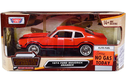 Motormax 73332AC-ORBK 1/24 1974 Ford Maverick Grabber