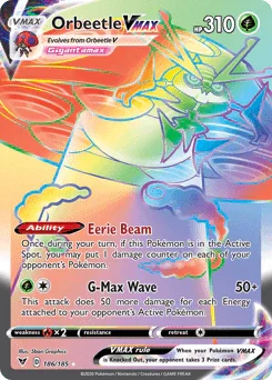 Orbeetle VMAX (186/185) [Sword & Shield: Vivid Voltage]