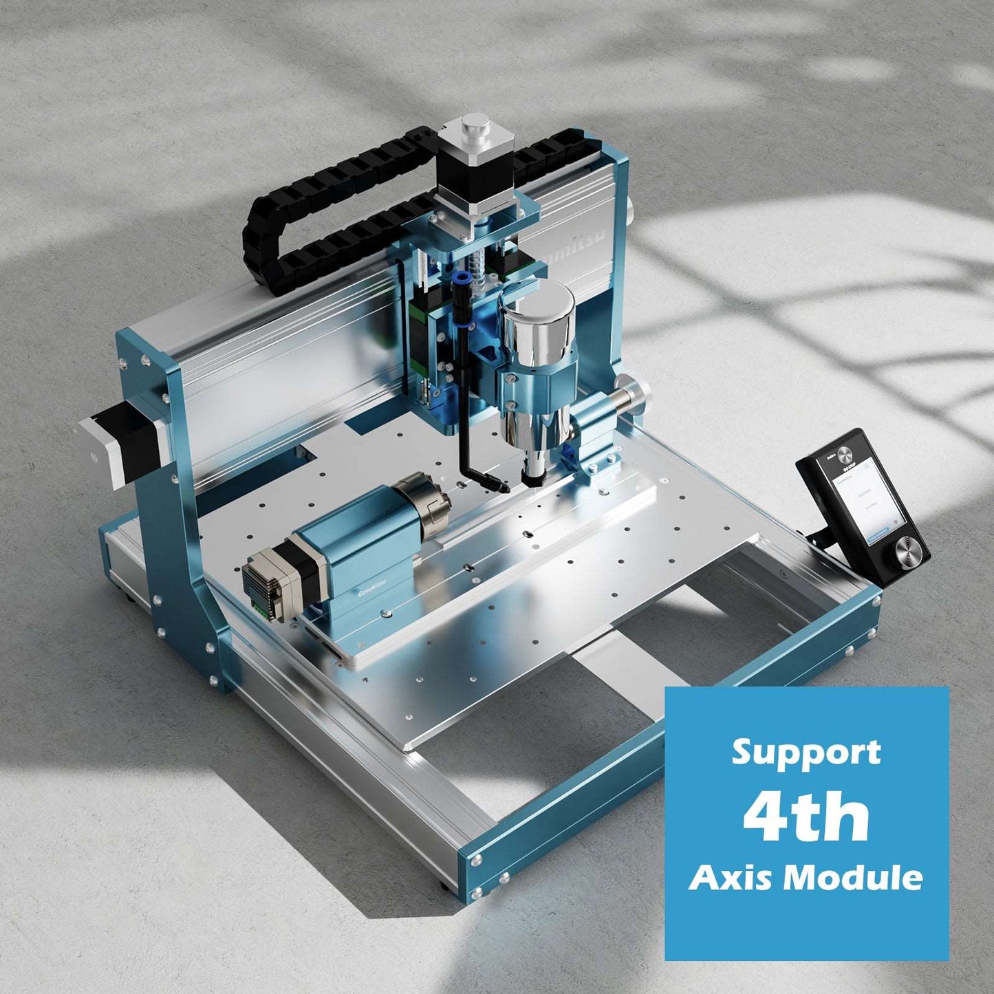 3030-PROVer Ultra Desktop CNC Router for High Precision Metalworking, with Linear Guide & Ball Screw Motion