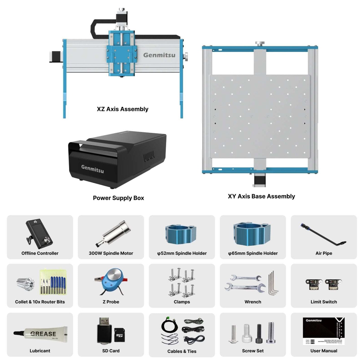 3030-PROVer Ultra Desktop CNC Router for High Precision Metalworking, with Linear Guide & Ball Screw Motion