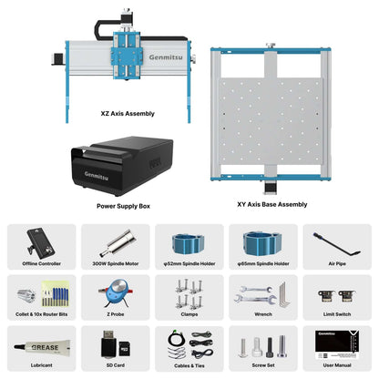 3030-PROVer Ultra Desktop CNC Router for High Precision Metalworking, with Linear Guide & Ball Screw Motion