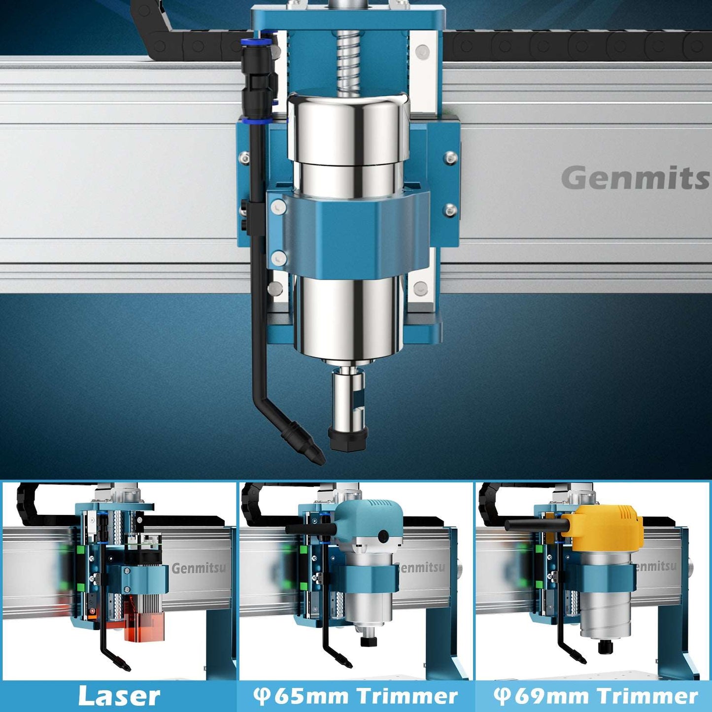 3030-PROVer Ultra Desktop CNC Router for High Precision Metalworking, with Linear Guide & Ball Screw Motion