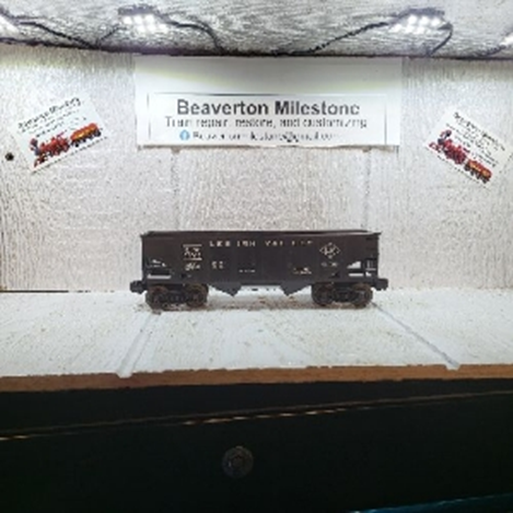 LIONEL LEHIGH VALLEY HOPPER SHORT VARIATION (B) BLACK BODY 63