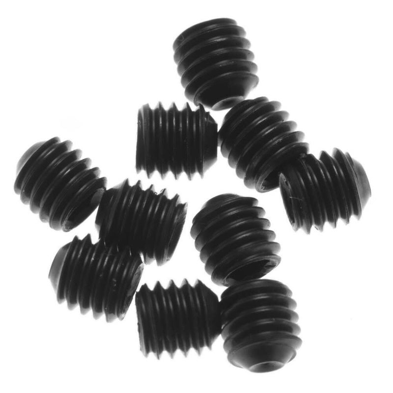 Tekno RC TKR1602 M4x4mm Set Screws (black, 10pcs)