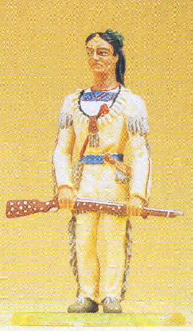 Preiser 54961 1/25 Scale Karl May Wild West Figures: 1:25 Winnetou