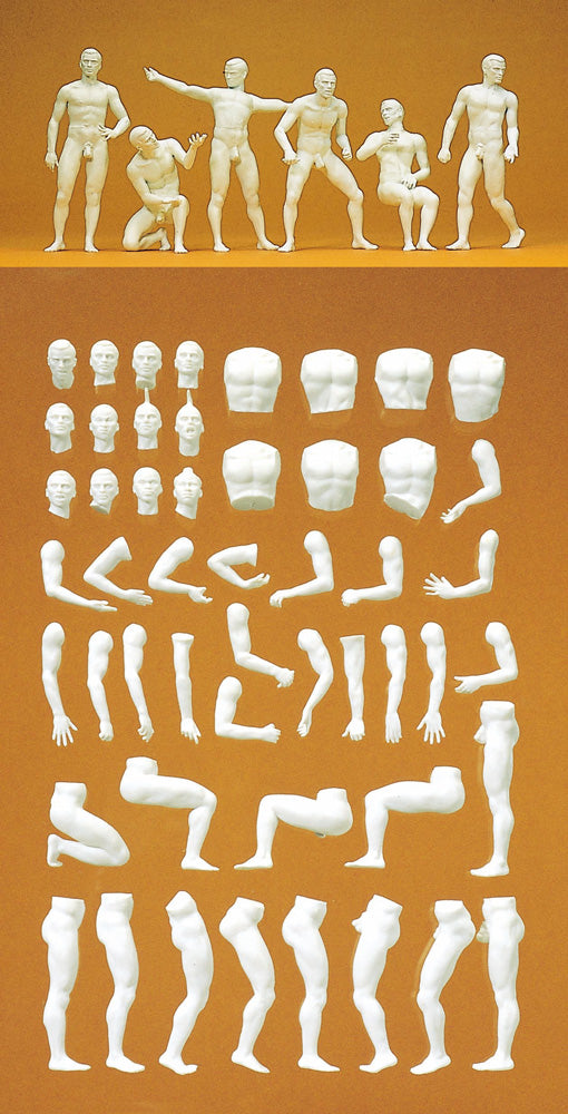 Preiser 58000 1:25 Scale Adam Male Customizing Figure Kit