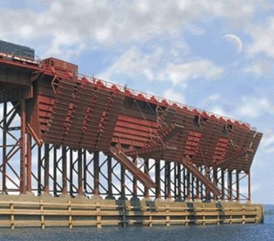 Walthers Cornerstone 933-3065 HO Scale Ore Dock -- Kit
