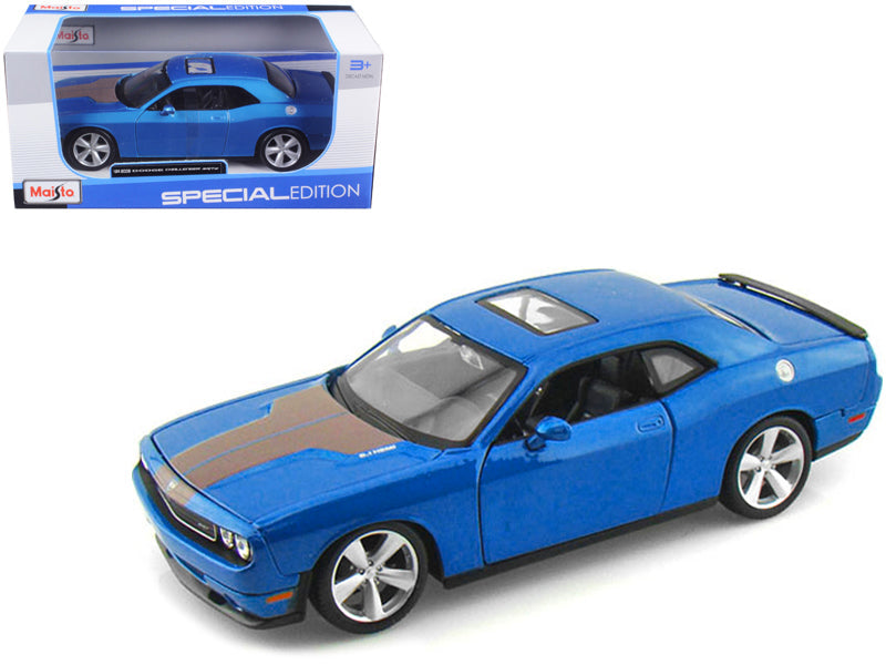 2008 Dodge Challenger SRT8 Blue Metallic 1/24 Diecast Model Car by Maisto  free shipping USA