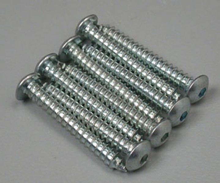 Great Planes GPMQ3134 Button Head Sheet Metal Screws 6x1" (8)