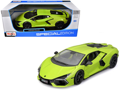 Lamborghini Revuelto Green Metallic "Special Edition" 1/18 Diecast Model Car by Maisto  free shipping USA
