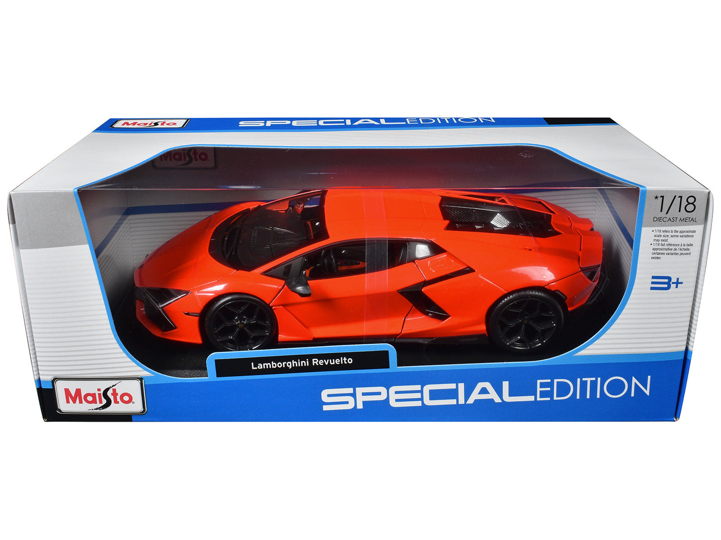 Lamborghini Revuelto Orange "Special Edition" Series 1/18 Diecast Model Car by Maisto  free shipping USA