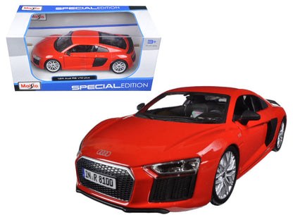 Audi R8 V10 Plus Red Special Edition 1/24 Diecast Model Car by Maisto  free shipping USA