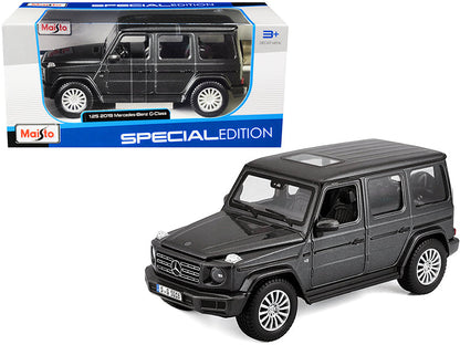 2019 Mercedes Benz G-Class with Sunroof Dark Gray Metallic 1/25 Diecast Model Car by Maisto  free shipping USA