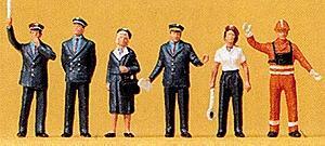 Preiser 10236 HO Scale Railroad Personnel 1989 Railroad Personnel