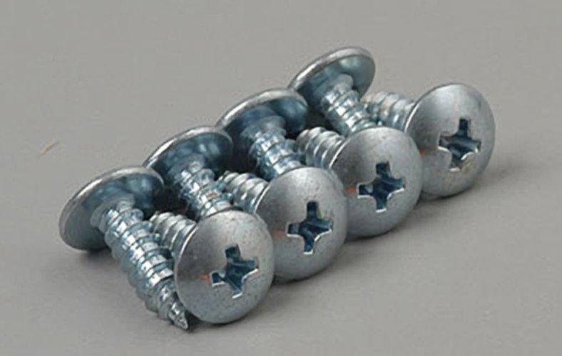 Great Planes GPMQ3166 Sheet Metal Screws Phillips 8x1/2" (8)