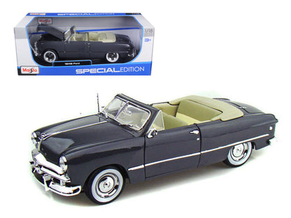 1949 Ford Convertible Gray 1/18 Diecast Model Car by Maisto  free shipping USA