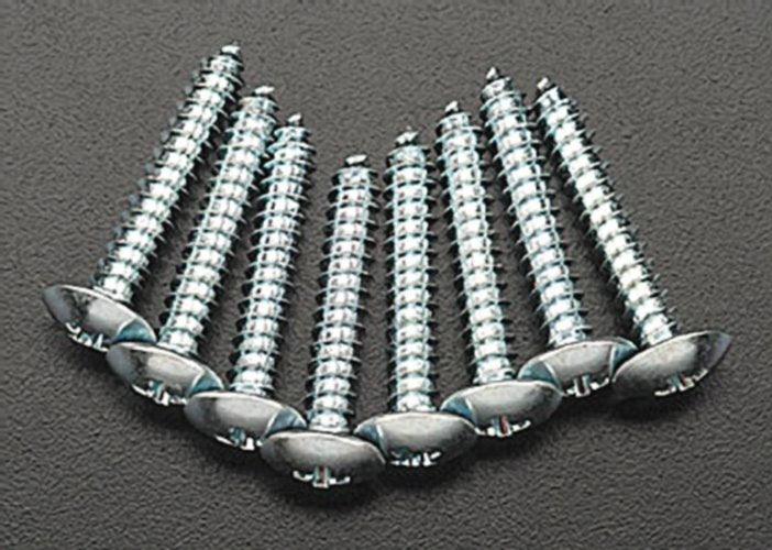 Great Planes GPMQ3170 Sheet Metal Screws Phillips 8x1" (8)