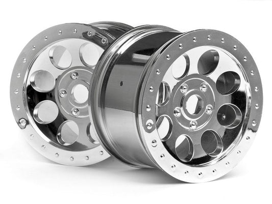 HPI Racing 3187 Mag-8 Wheel Chrome (83X56mm/2pcs)