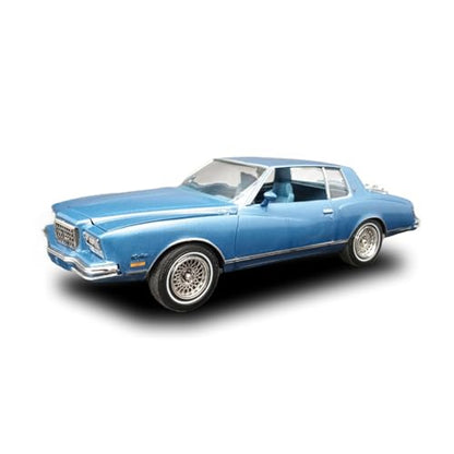 Skill 2 Model Kit 1980 Chevrolet Monte Carlo "Class Action" with Motorcycle and Trailer (Skill 2) 1/25 Scale Model Car by MPC