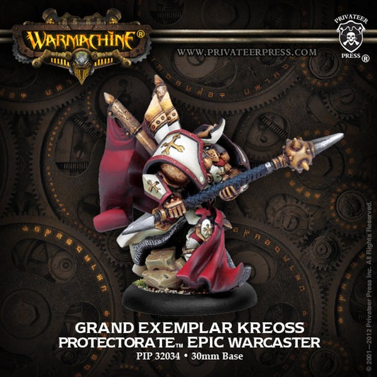 Warmachine: Protectorate of Menoth Grand Exemplar Kreoss