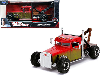 Custom Peterbilt Tow Truck "Fast & Furious" Series 1/24 Diecast Model by Jada  free shipping USA
