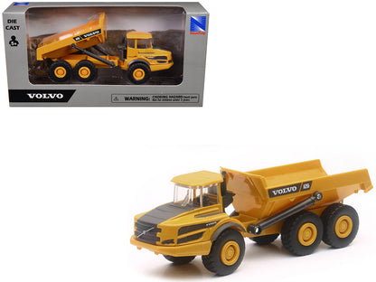 Volvo A25G Dump Truck Yellow Diecast Model by New Ray  free shipping USA