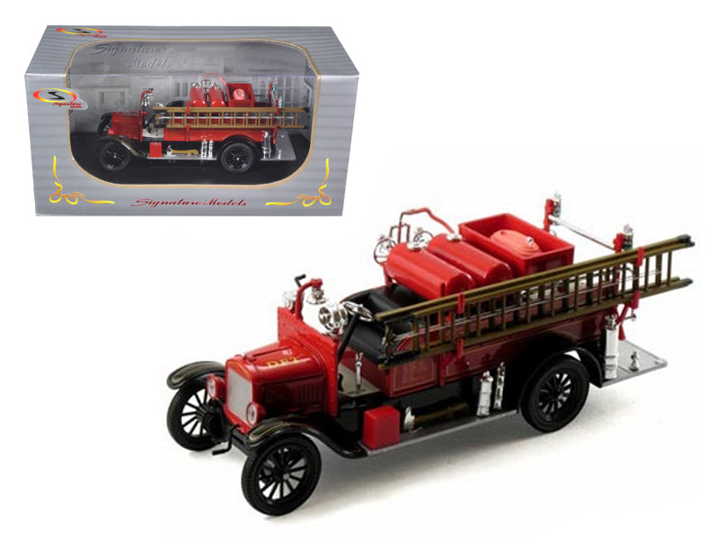 1926 Ford Model T Fire Engine Red and Black 1/32 Diecast Model by Signature Models  free shipping USA