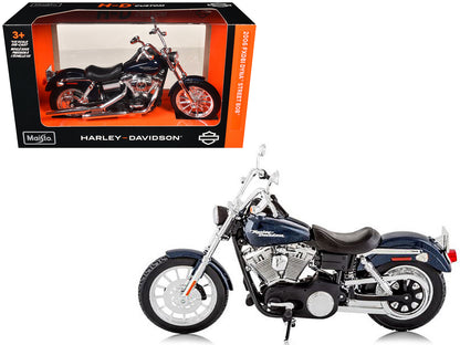 2006 Harley Davidson FXDBI Dyna Street Bob Bike Motorcycle Model 1/12 by Maisto  free shipping USA