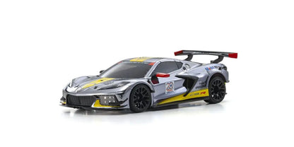 Kyosho MINI-Z RWD MR-04 readyset CHEVROLET CORVETTE C8.R Chrome / Yellow America 20th Anniversary
