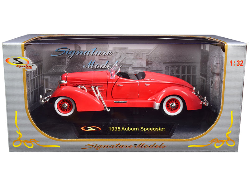 1935 Auburn Speedster Coral Red 1/32 Diecast Model Car by Signature Models  free shipping USA