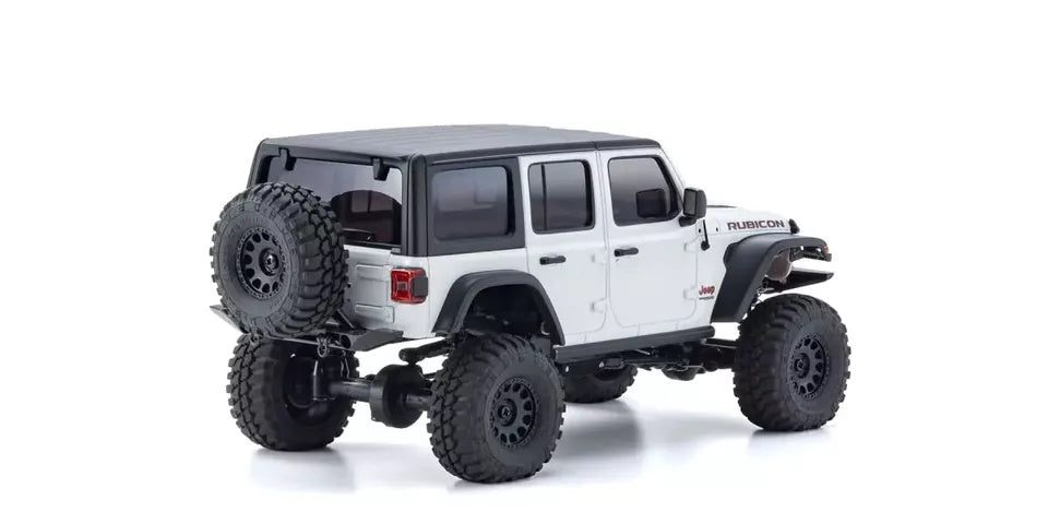Kyosho 32536W MINI-Z 4x4 ReadySet Jeep Wrangler Unlimited Rubicon Bright White