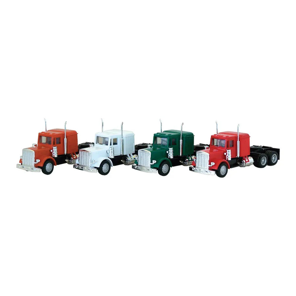 Herpa 25233 HO Scale American Trucks - Tractor Only - Peterbilt -- Conventional w/Long Chassis, Sleeper & Dual Rear Axles - Painted