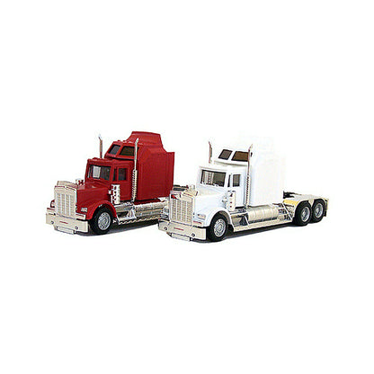 Herpa 35235 HO Scale American Trucks Kenworkth W-900 3-Axle Conventional Tractor -- With 60" Aerodyne Sleeper & Extended Chassis (painted)