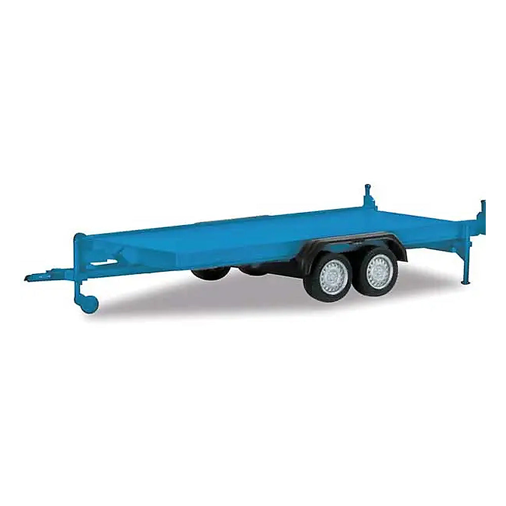 Herpa 52450 HO Scale 2-Axle Trailer -- For Cars or Pick-Ups