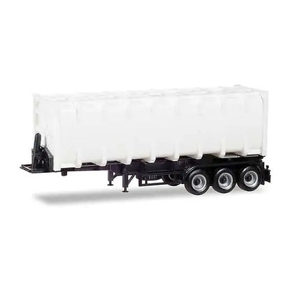 Herpa 76234 HO Scale Truck/Trailers -- 30' Bulk Container Trailer